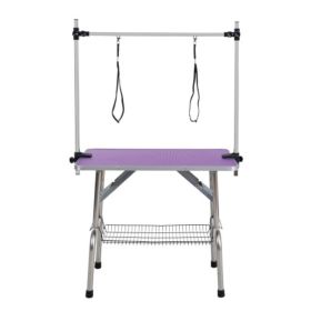 Dog Pet Grooming Table Stainless Steel Frame Rubber Pads (Option: Does Not Apply)