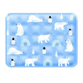 Pet Cooling Mat (Option: CF6090s Polar World Blue)