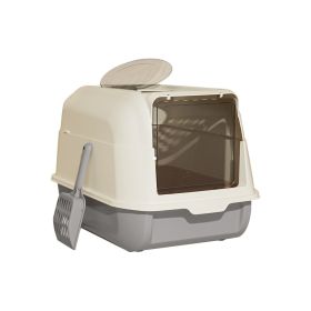 Only Self Pickup---Double-door Cat Litter Box (Option: Default)
