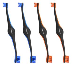4 Pack BrushMate Pet Toothbrush (Color: Multicolor)